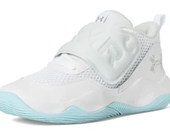 Under Armour Kids Shoes|Shoes<ZONE 2 Basketball Shoe (Big Kid) White/White/Metallic Silver